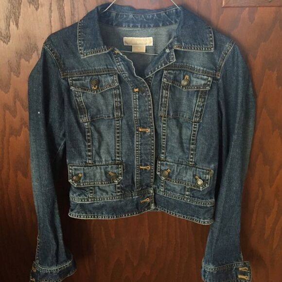 Michael Kors jean jacket sz S - Picture 1 of 4